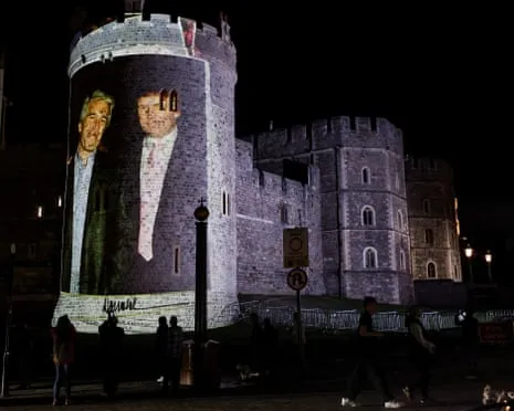 Four Individuals Apprehended After Images of Donald Trump and Epstein Displayed on Royal Windsor Castle