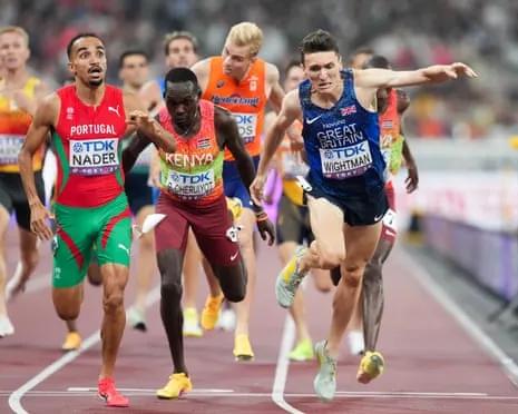 Great Britain's Jake Wightman Denied Gold as Portugal's Isaac Nader Wins Stunning 1500m Win