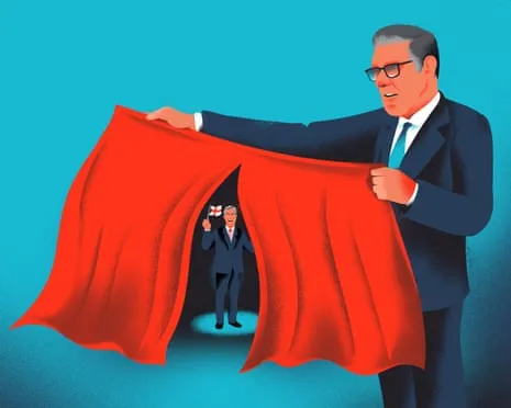 It's Come to This: Keir Starmer Now Acts as Merely the Warm-Up Act for Reform UK's Leader