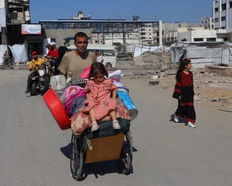 Fleeing away from Destruction to Destruction: Gaza City Civilians Face Heart-Wrenching Choice