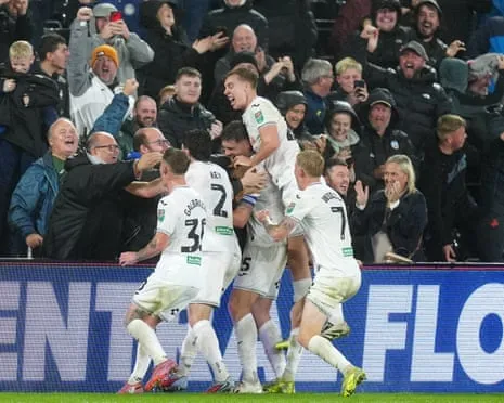 Agony for Forest's Manager as Swansea Shock Nottingham Forest with Late Revival