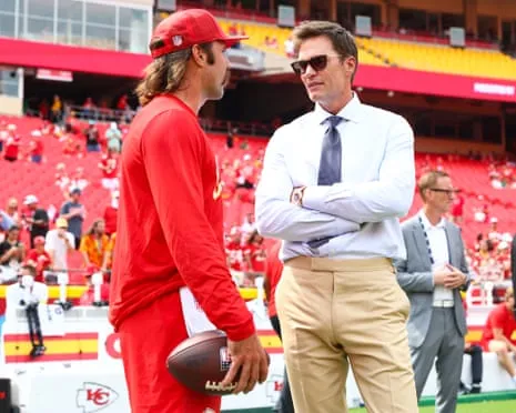 The NFL legend ignites fan criticism following showing up in Vegas team booth